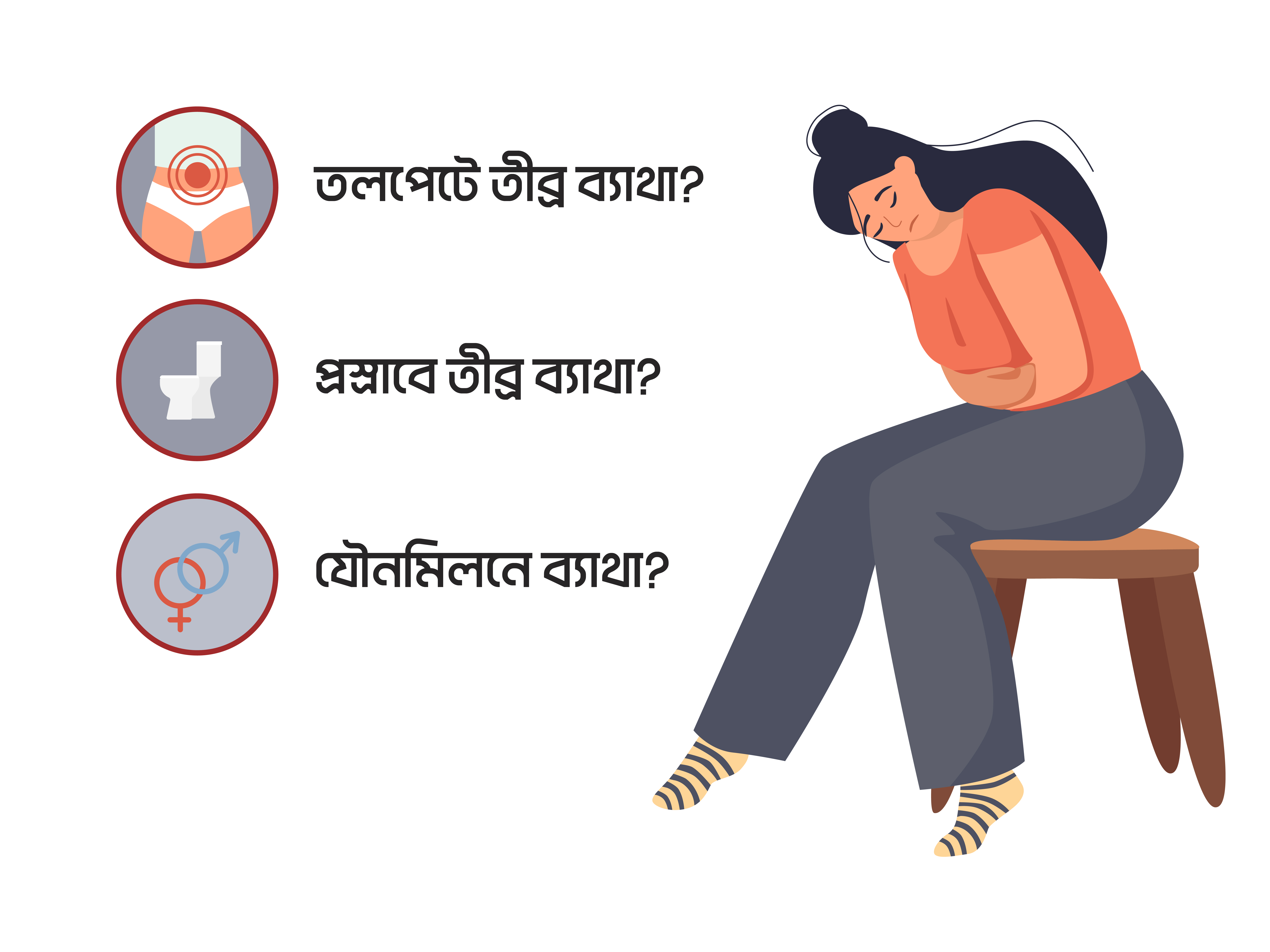 মাসিকের সময় তলপেটে তীব্র ব্যাথা! এন্ডোমেট্রিওসিস নয়তো?